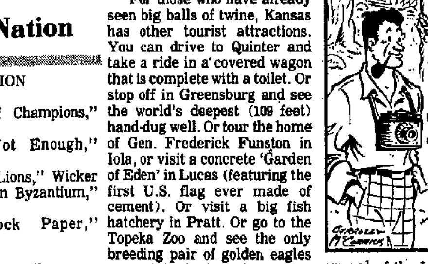 Atchison Daily Globe story from 1973