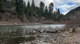 The Blackfoot River near Bonner, Montana.