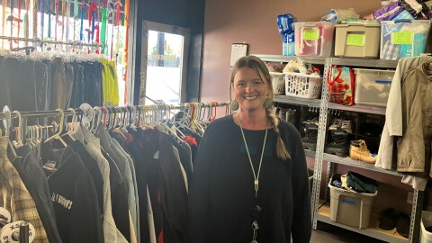 Christie Adamson, co-owner of The Third Place QC, 2000 3rd Ave., at the center Friday, Oct. 2, 2026.
