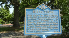 661 S DuPont Hwy New Castle DE 19720 Buck Library historic sign
