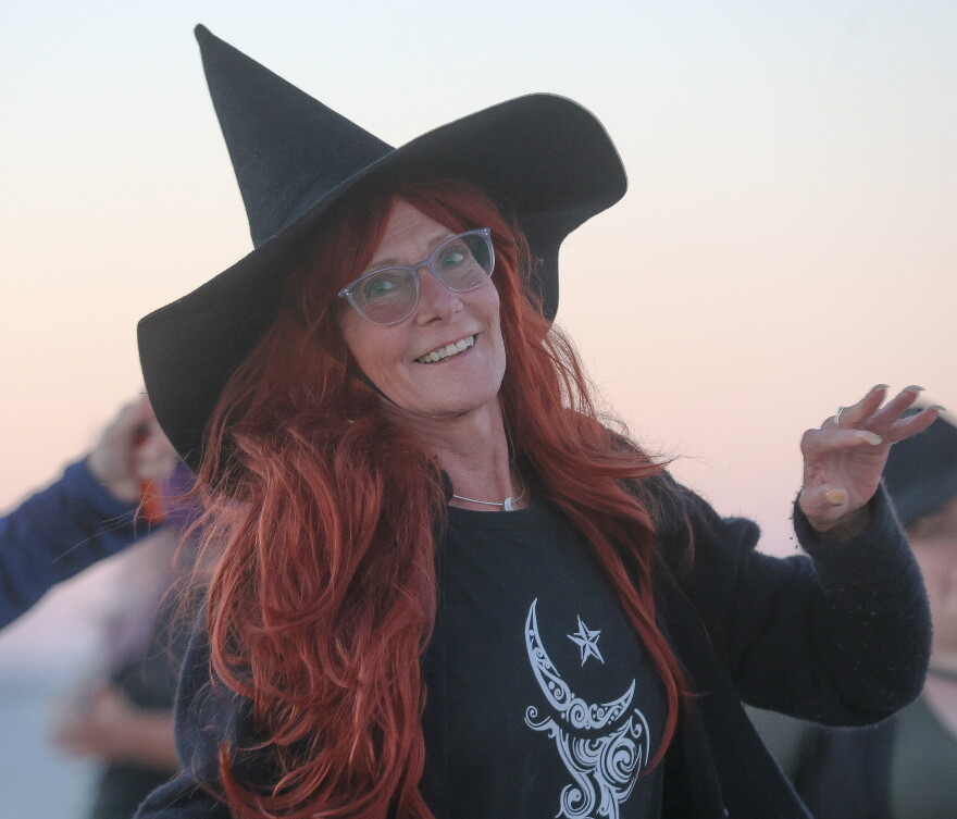 Cheryl Hahn, the founder and former president and CEO of CozyPure in Norfolk, started the OV Sea Hags last year to bring older women, or crones, together to celebrate themselves through witch folklore.