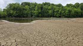 Dry lake bed