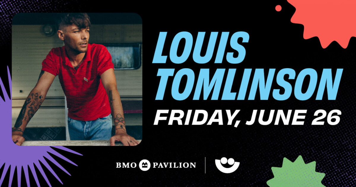 Image for Louis Tomlinson to play the BMO Pavilion at Summerfest 2026