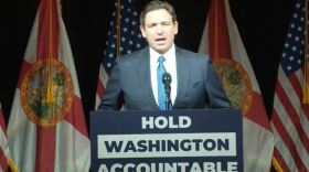  Governor Ron DeSantis Monday called for constitutional reforms via a series of proposed amendments: a balanced federal budget, congressional term limits, equal laws for the public and members of Congress, and line-item veto authority for the President of the United States.