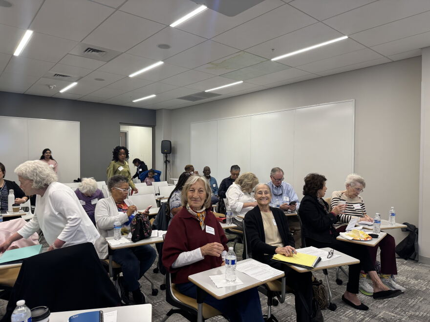 Attendees participate in the University of South Carolina’s AI Institute’s 2026 Safe AI for Seniors full-day workshop.