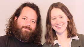 Hans Glassmann and Wendy Womack at their StoryCorps appointment in St. George in April 2025