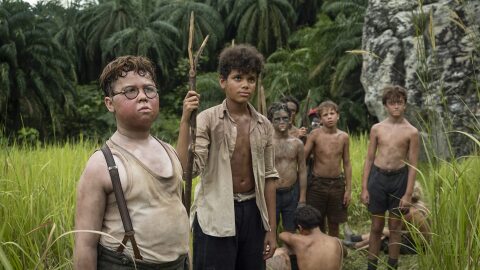 The cast of Jack Thorne’s ‘Lord of the Flies.’