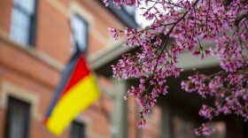 Flowers bloom around Columbus on March 31, 2020.