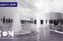 Caesars Palace fountains and hotel 1966
