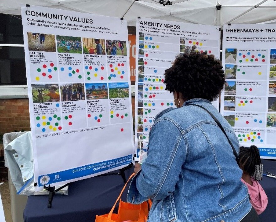 Guilford County Parks has held six similar meetings since launching its community engagement efforts last October. Photo courtesy of Guilford County.