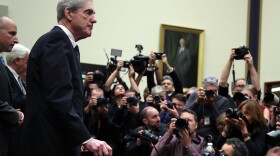 Former special counsel Robert Mueller arrives to testify to the House Judiciary Committee about his report on Russian interference in the 2016 presidential election on Wednesday.