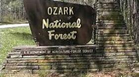 Sign for Ozark National Forest