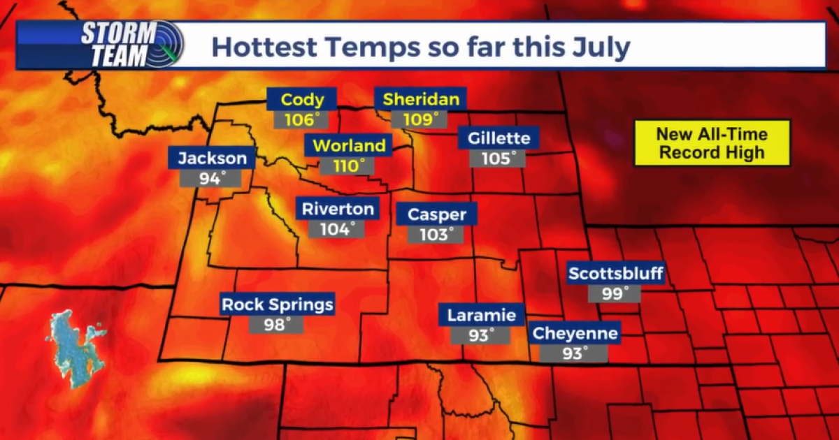 Heat wave breaks records across Wyoming