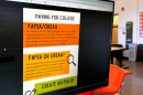 A flyer informing Benson Polytechnic High School seniors about student financial aid.