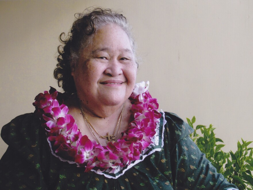 Gloria Marks, a Hansen's disease patient, has lived in Kalaupapa since 1960.