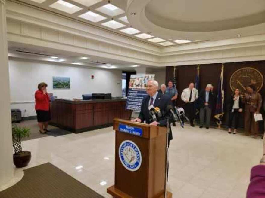 Mayor Tom Henry rolled out his proposed 2023 budget Monday at City Hall.