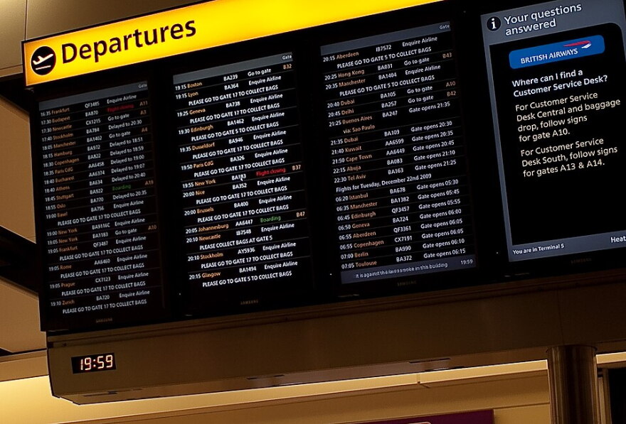 File photo. The communication outage at a vital Philadelphia air traffic control hub caused ripple effects all down the East Coast.