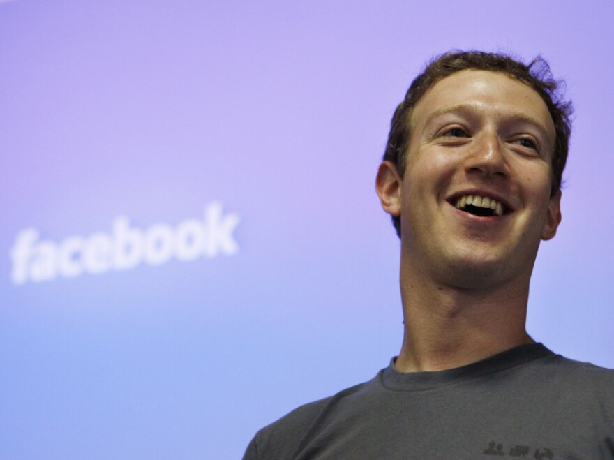 Facebook CEO Mark Zuckerberg in July 2011 at Facebook's former headquarters in Palo Alto, Calif.