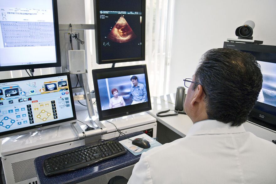 The Project ECHO telemedicine program lets teams of specialists work with primary care physicians to bring their expertise to patients in rural areas.