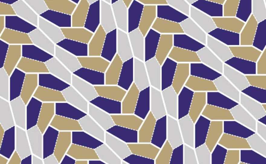The 15th convex pentagon found to be able to tile a plane.