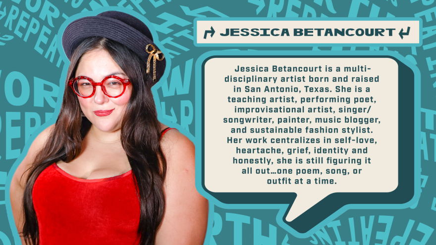 Our next storyteller is Jessica Betancourt. Jessica shares a story about how we sometimes forget who we are but it’s never too late to find ourselves again.