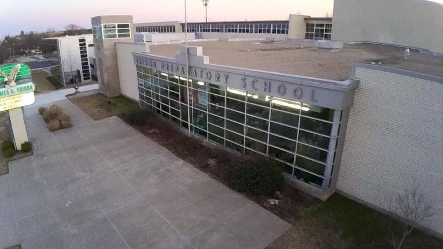 A photo of Edison Preparatory School located in Tulsa, Oklahoma. Photo courtesy of the high school's Facebook on May 25, 2022.