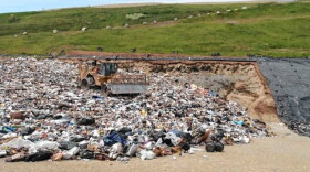 Landfill in Bethlehem, New Hampshire.