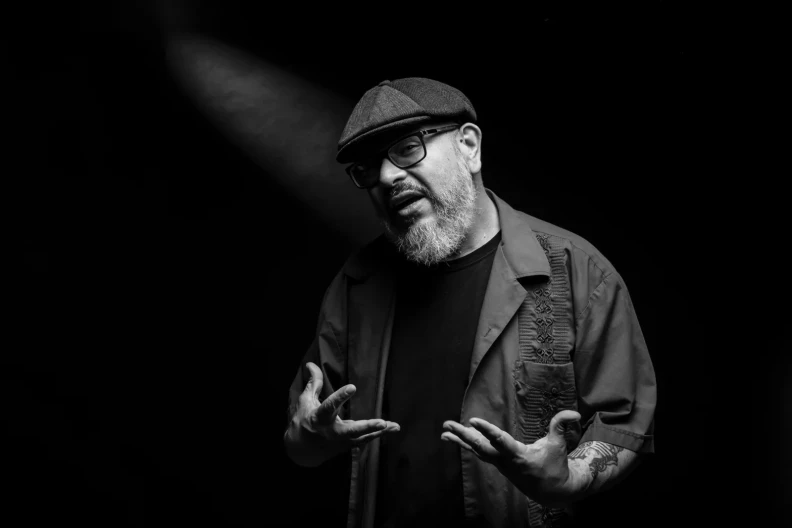 New Mexico State Poet Laureate Manuel González performs at local poetry festival