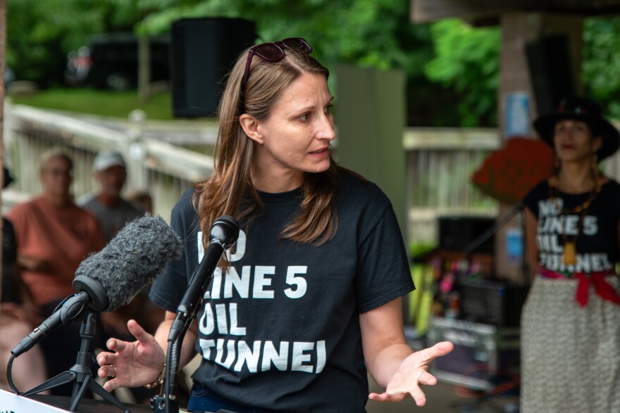Beth Wallace is the Great Lakes climate and energy director for the National Wildlife Federation. She said EGLE is falling short of its responsibilities in the Enbridge tunnel permitting process.