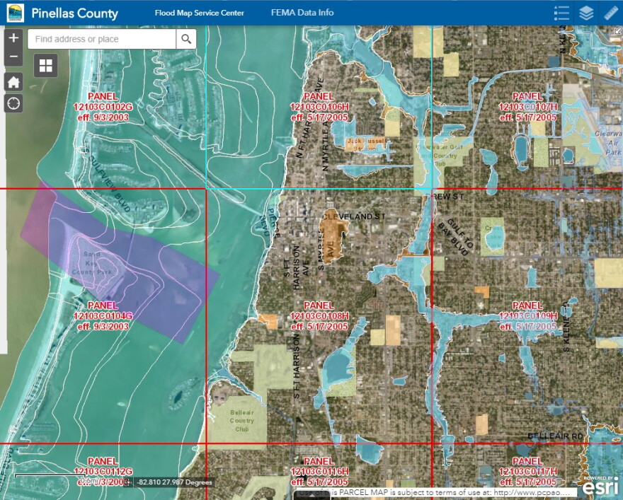 Pinellas County Flood Zone Map Pinellas County Schedules Meetings After Recent Fema Updates | Wjct News