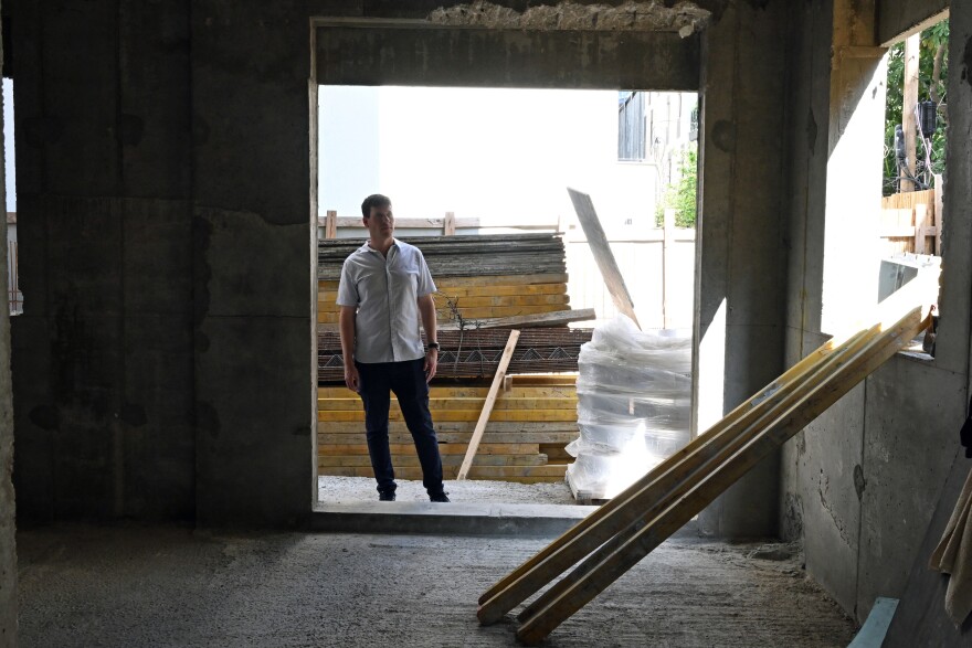 Amit Gotlib, owner of the construction site in Ramat Gan, Israel.