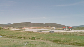 The Richardson Flat park-and-ride off of Richardson Flat Road.