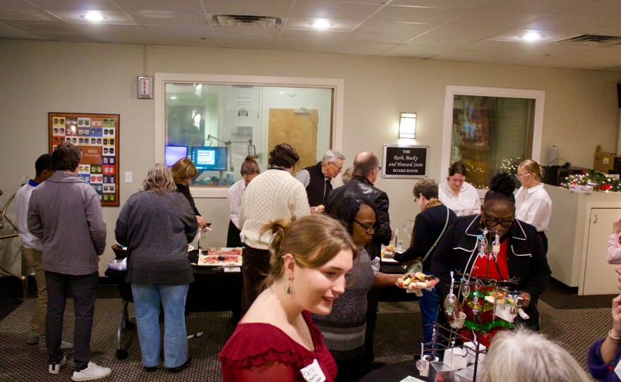 Post reception of the Homemade Holiday Shorts 2025 at WHQR.