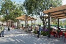 A rendering of the Vaughan Mall area in Portsmouth, NH, as part of