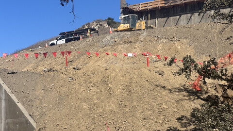 Work continues on what will be the world's largest wildlife crossing, which is being built over Highway 101 in Agoura Hills. Plans call for it to be dedicated in early December.