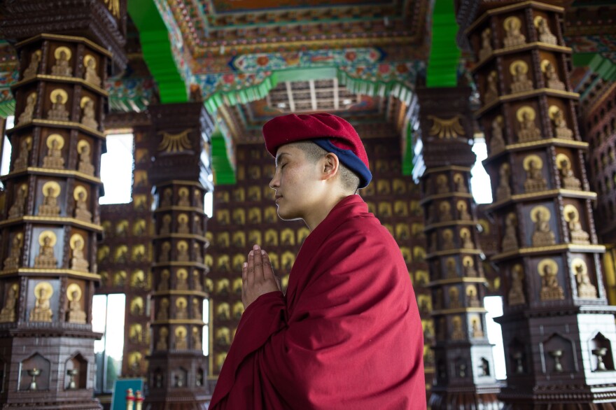 Jigme Yeshe Lhamo ran away from home at age 16 to join the nunnery. Now 31, she says that says practicing the martial art of kung fu has given her confidence.