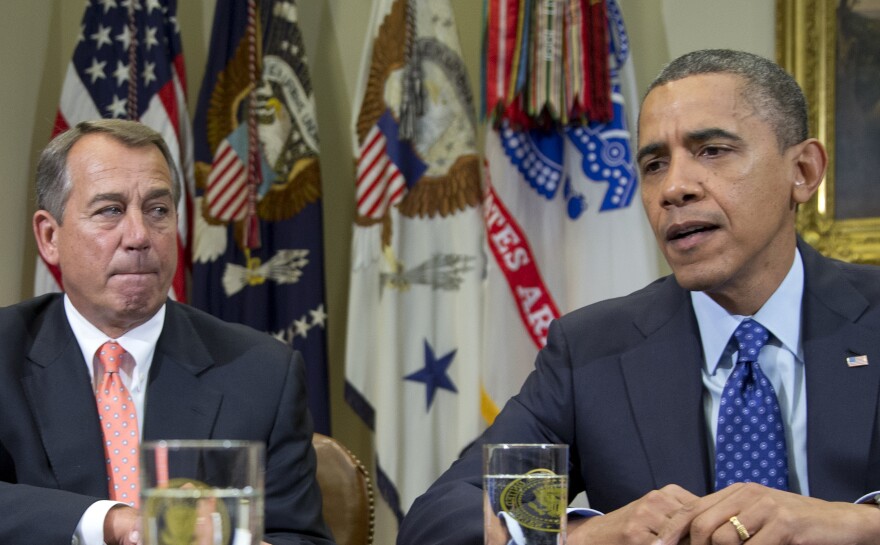 President Obama and House Speaker John Boehner at the White House in November.