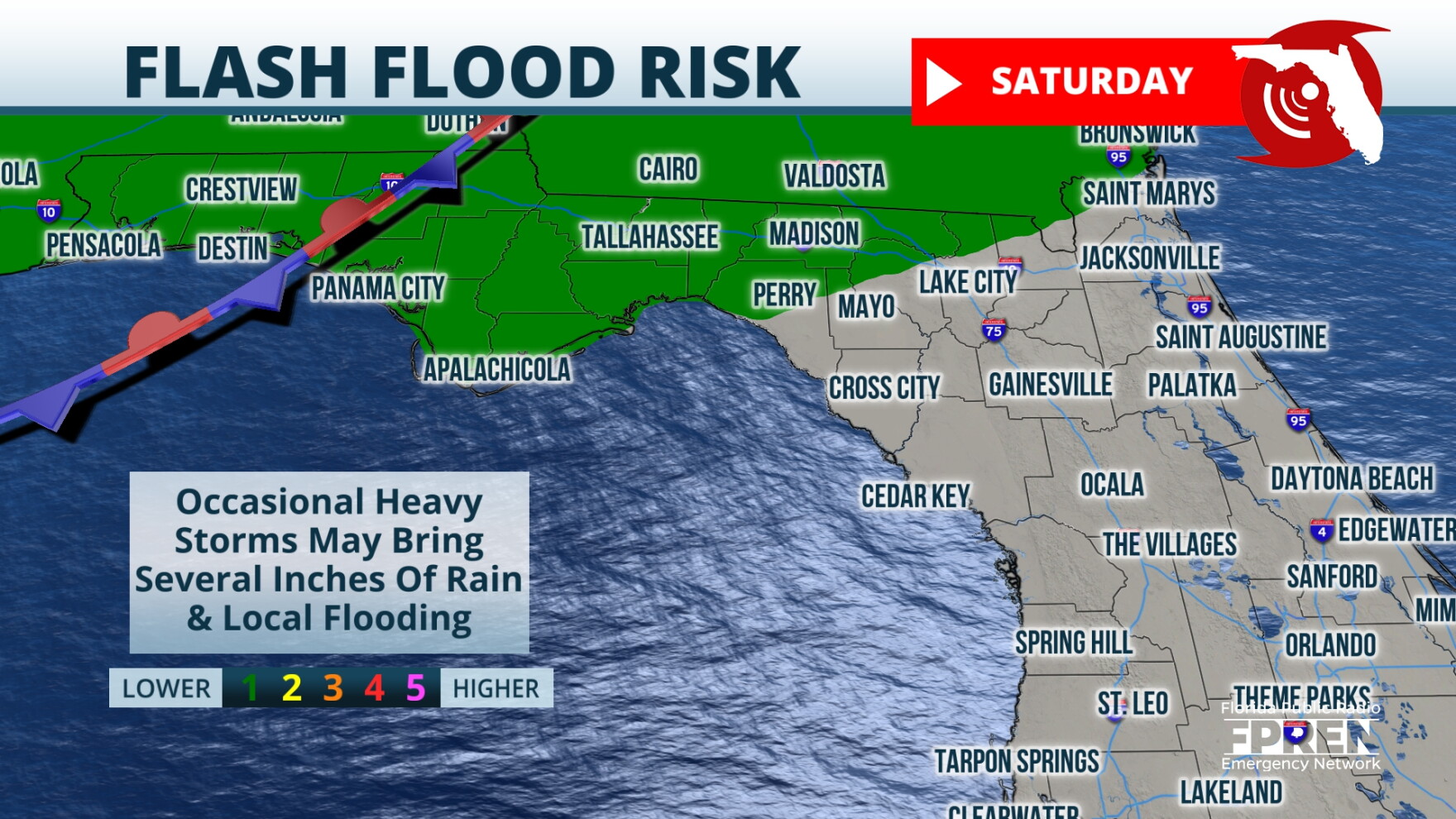 Risks for severe storms and flooding in Panhandle Friday into this ...