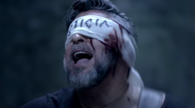 Nicaraguan-American salsa star Luis Enrique in the video of his new single 'Mordaza,' which denounces Nicaragua's Ortega regime