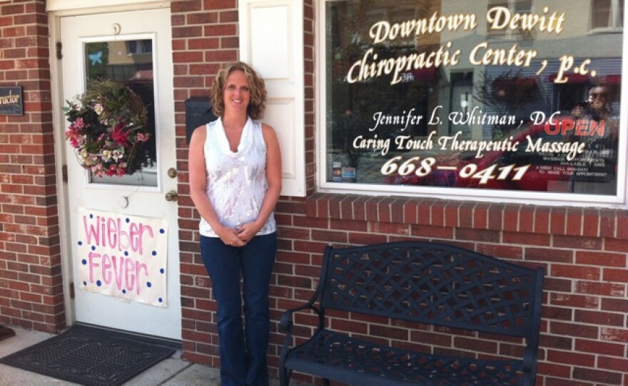 Downtown DeWitt Chiropractic owner Jennifer Whitman.