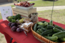 Fresh produce from the Peaceful Seeds Garden in Greensboro. Image courtesy of Nallah Muhammad.