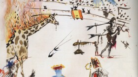 The 1966 Salvador Dalí etching <em>Burning Giraffe</em>, valued at $20,000, was swiped from a San Francisco gallery on Sunday.