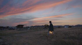 A still from director Chloé Zhao's film "Nomadland," starring Frances McDormand.
