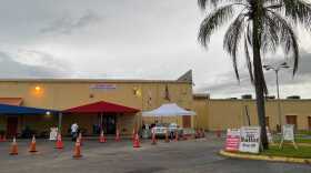 The Broward County Elections Office in Lauderhill on a rainy Friday morning.