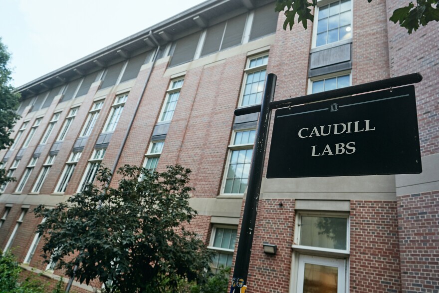 Caudill Labs, the scene of a shooting of a faculty member at UNC.