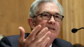 Federal Reserve Board Chairman Jerome Powell testifies before the Senate Banking, Housing and Urban Affairs Committee July 15, 2021 in Washington, DC. (Win McNamee/Getty Images)