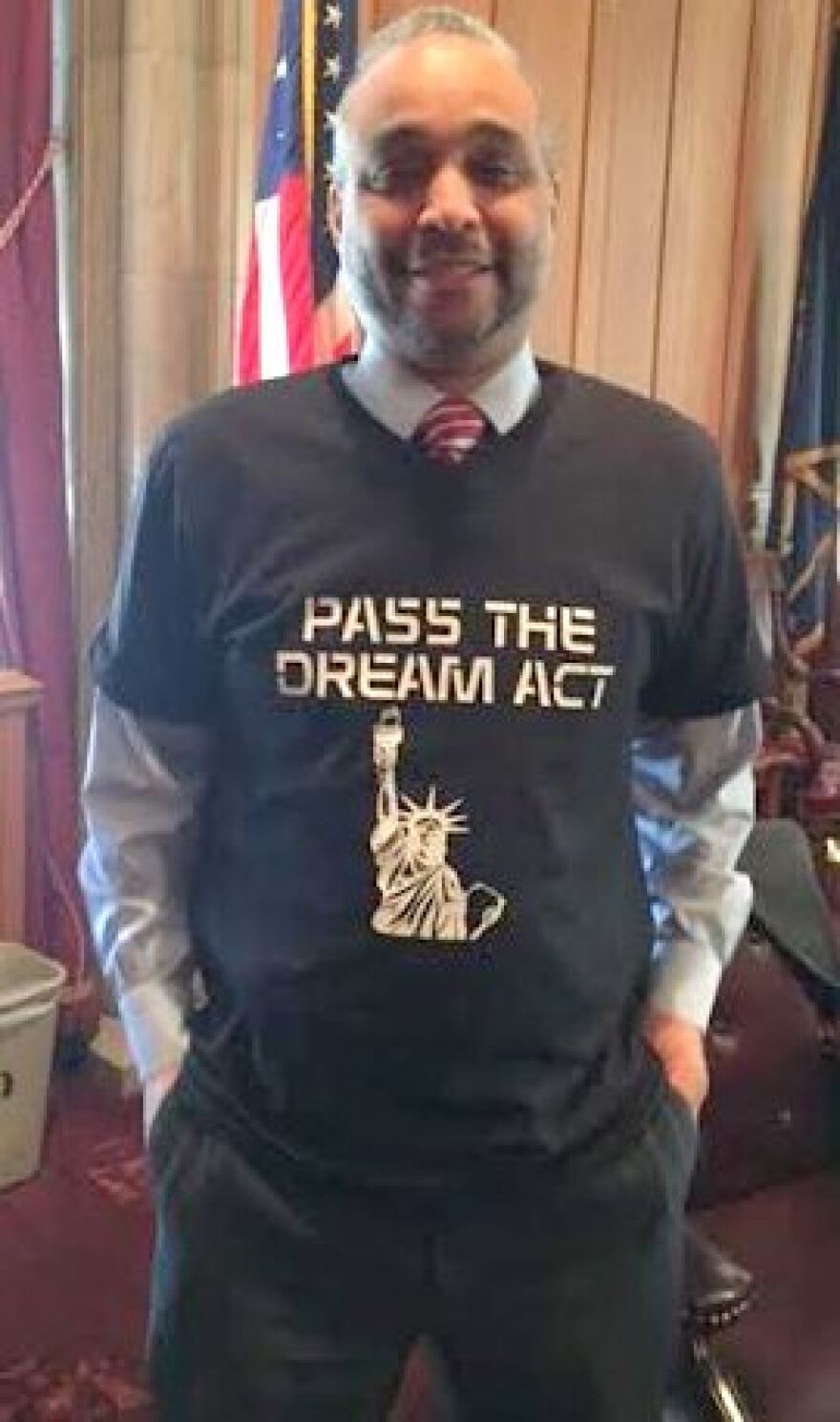 Senator Jose Peralta says he's deeply disappointed that the Dream Act has been dropped from the state budget.