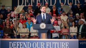 Vice President JD Vance speaks at a rally in Howell, MI on October 27, 2026