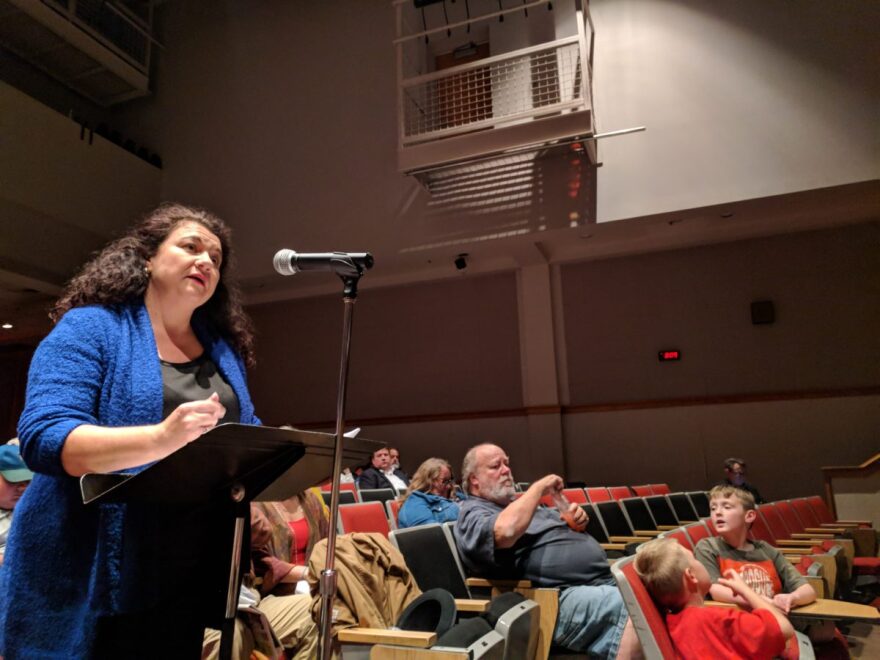 Kentucky state Rep. Angie Hatton pleaded with commissioners to reject the rate increase.