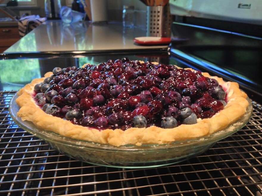 Blueberry pie